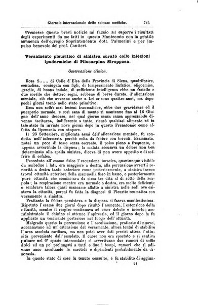 Giornale internazionale delle scienze mediche