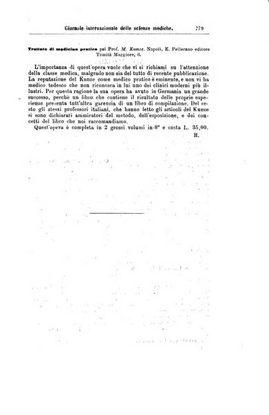 Giornale internazionale delle scienze mediche