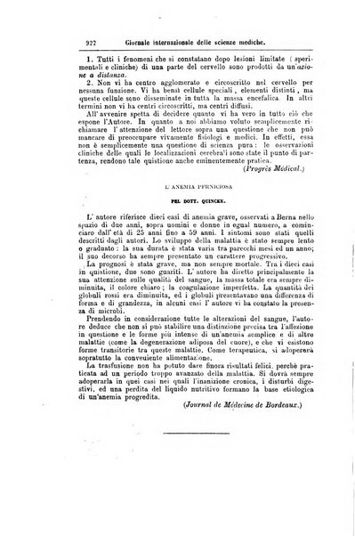 Giornale internazionale delle scienze mediche