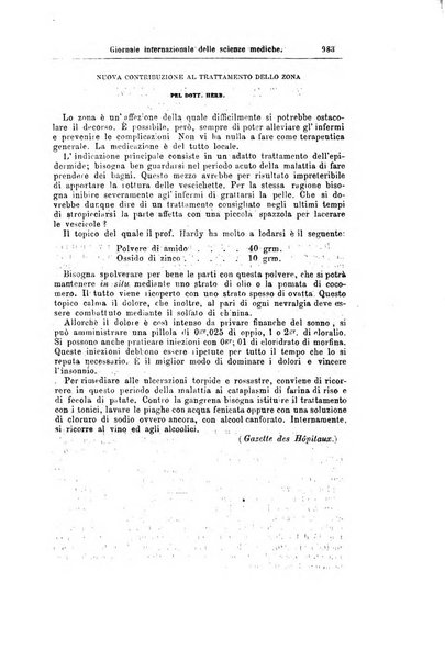 Giornale internazionale delle scienze mediche