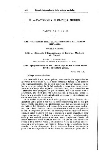 Giornale internazionale delle scienze mediche