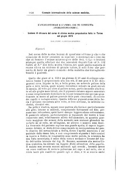 Giornale internazionale delle scienze mediche