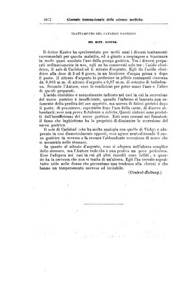 Giornale internazionale delle scienze mediche