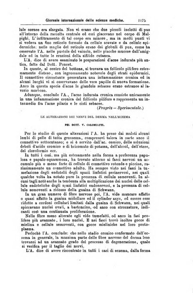 Giornale internazionale delle scienze mediche