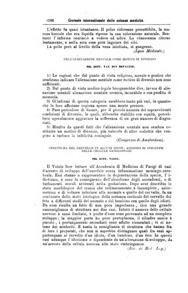 Giornale internazionale delle scienze mediche