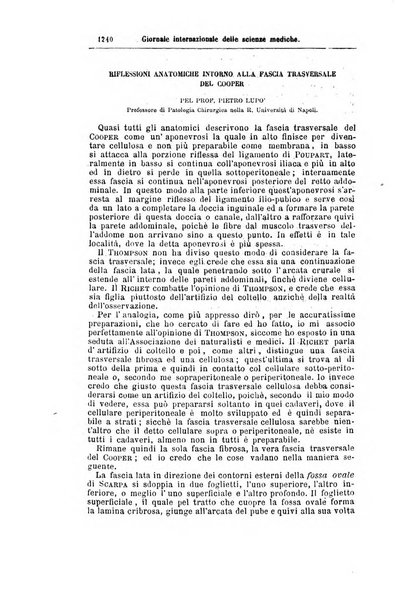 Giornale internazionale delle scienze mediche