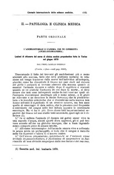 Giornale internazionale delle scienze mediche