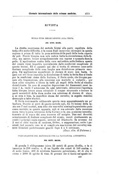 Giornale internazionale delle scienze mediche