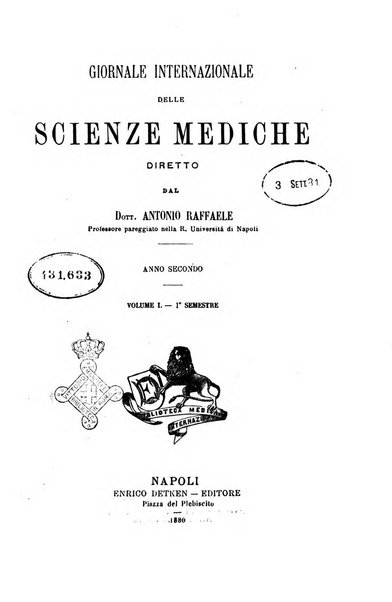 Giornale internazionale delle scienze mediche