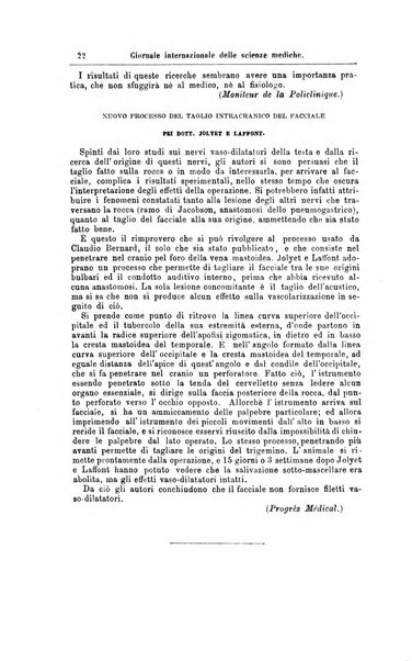 Giornale internazionale delle scienze mediche