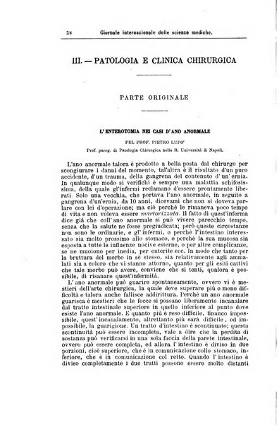 Giornale internazionale delle scienze mediche