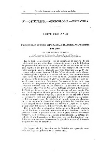 Giornale internazionale delle scienze mediche