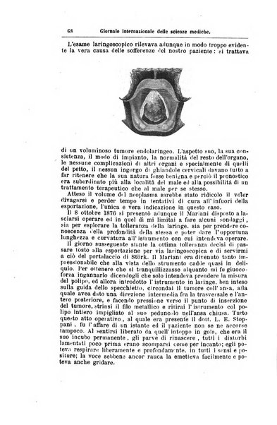 Giornale internazionale delle scienze mediche