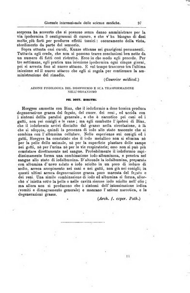 Giornale internazionale delle scienze mediche