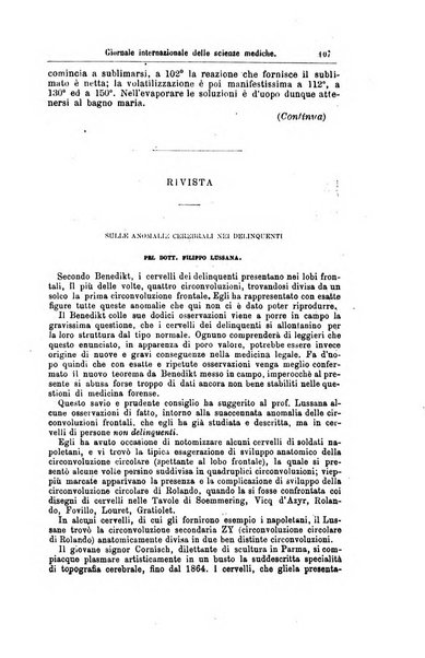 Giornale internazionale delle scienze mediche