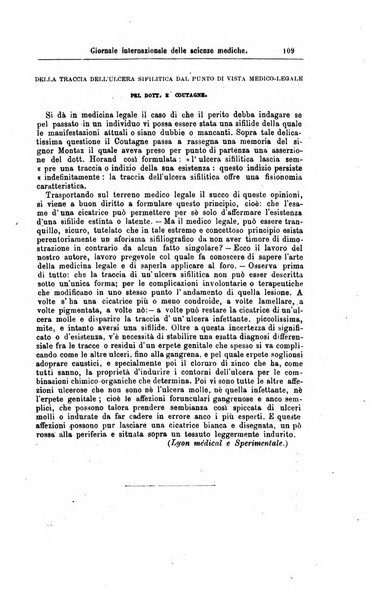 Giornale internazionale delle scienze mediche