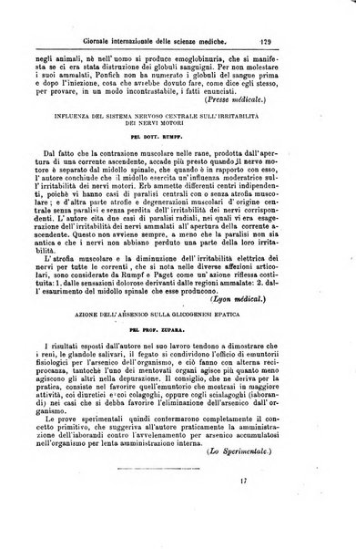 Giornale internazionale delle scienze mediche