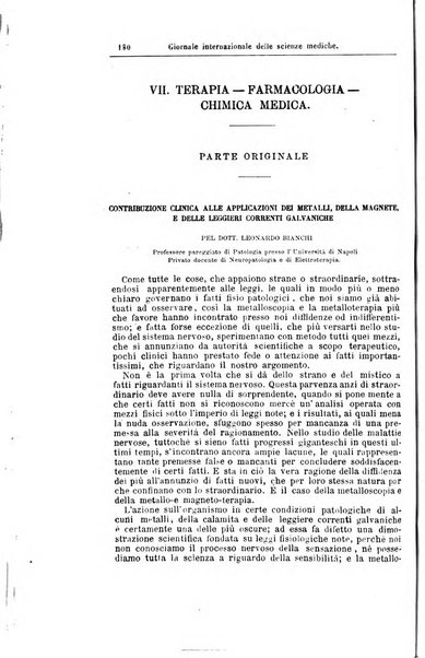 Giornale internazionale delle scienze mediche