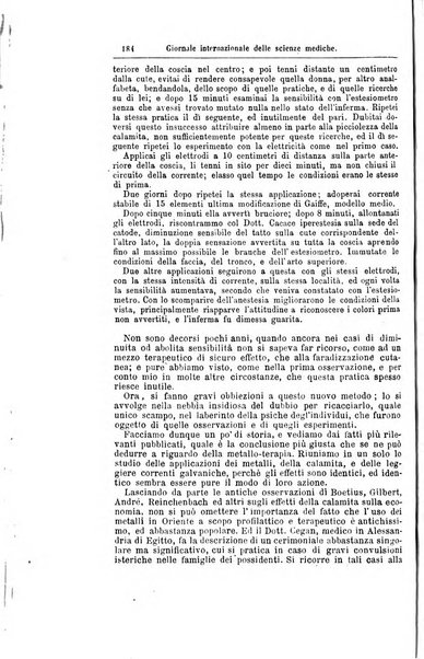 Giornale internazionale delle scienze mediche