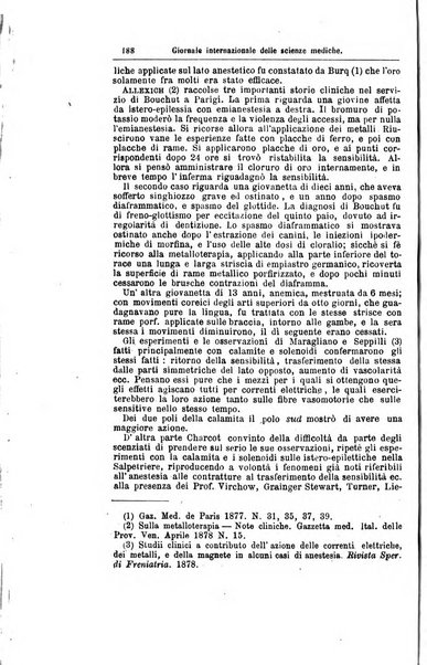 Giornale internazionale delle scienze mediche