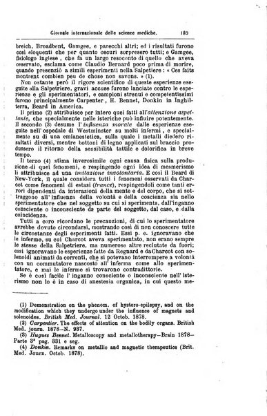 Giornale internazionale delle scienze mediche