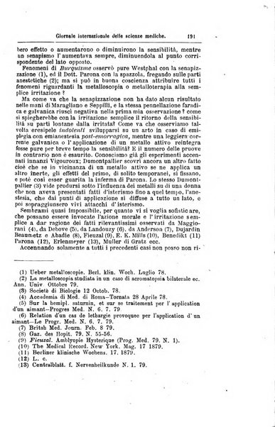 Giornale internazionale delle scienze mediche