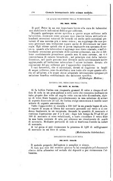 Giornale internazionale delle scienze mediche