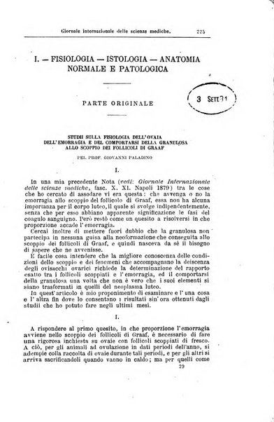 Giornale internazionale delle scienze mediche