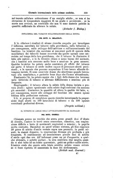 Giornale internazionale delle scienze mediche