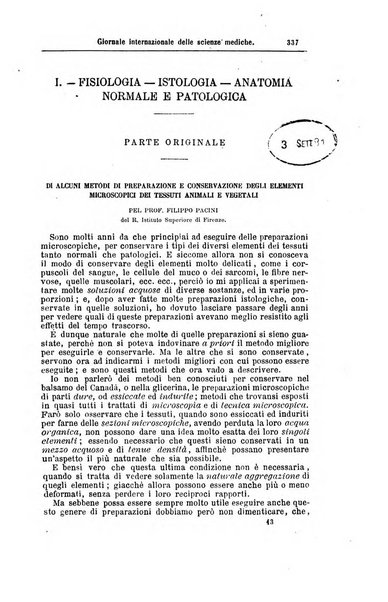 Giornale internazionale delle scienze mediche