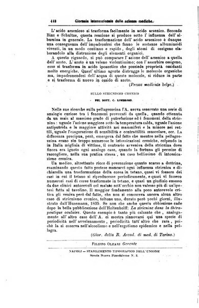 Giornale internazionale delle scienze mediche