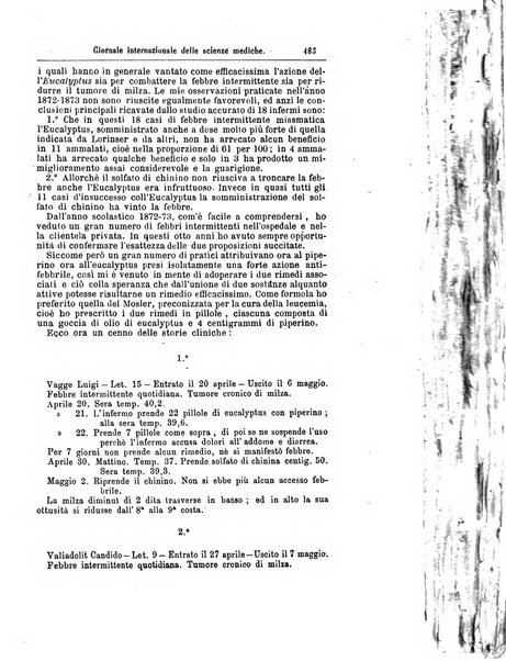 Giornale internazionale delle scienze mediche