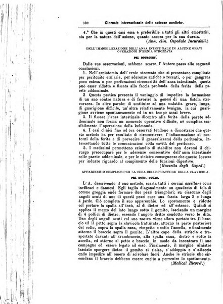 Giornale internazionale delle scienze mediche