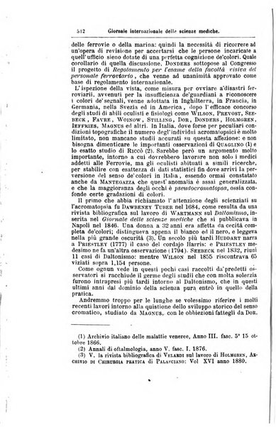 Giornale internazionale delle scienze mediche