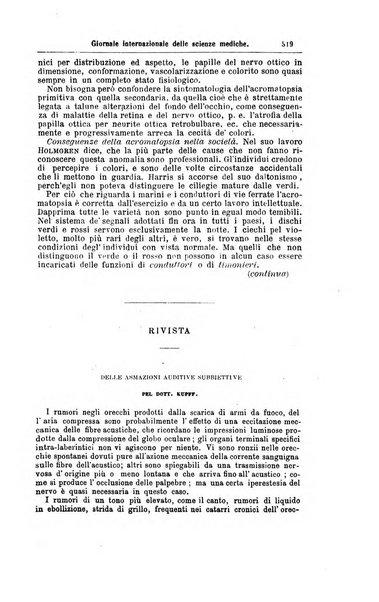 Giornale internazionale delle scienze mediche