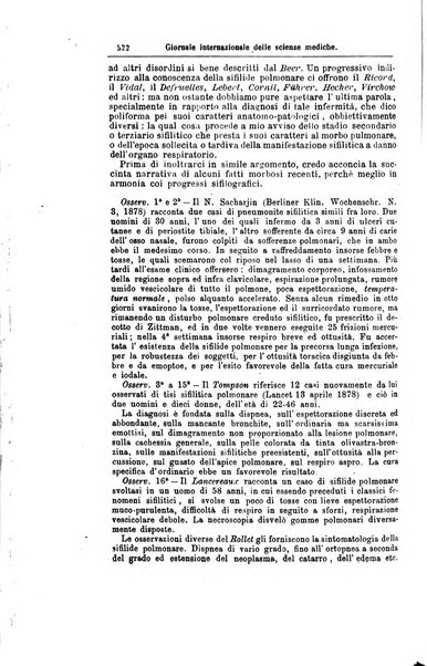 Giornale internazionale delle scienze mediche