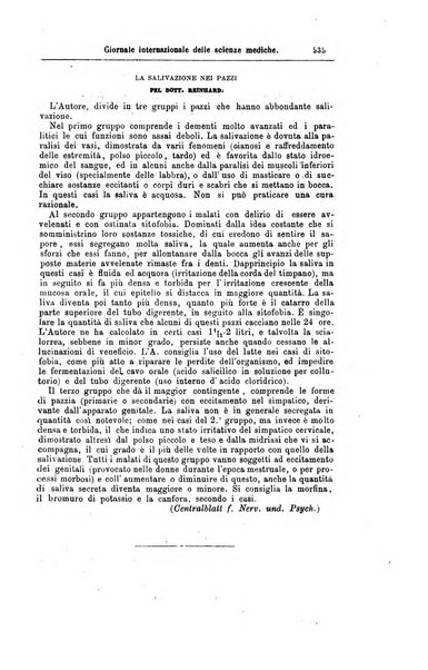 Giornale internazionale delle scienze mediche