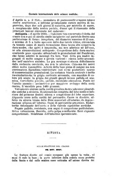 Giornale internazionale delle scienze mediche