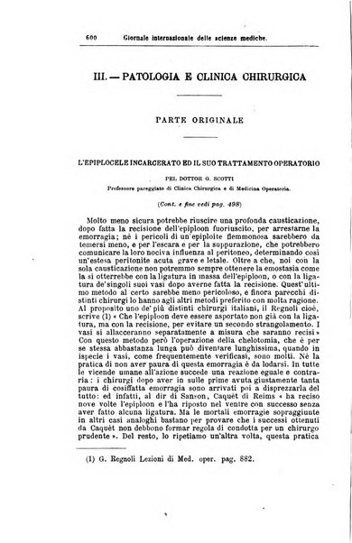 Giornale internazionale delle scienze mediche