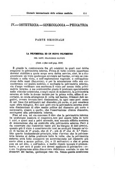 Giornale internazionale delle scienze mediche