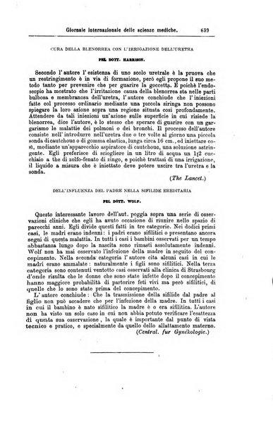 Giornale internazionale delle scienze mediche