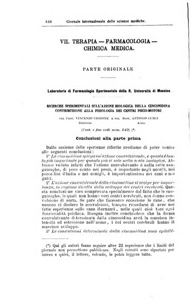 Giornale internazionale delle scienze mediche