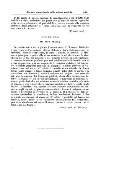 Giornale internazionale delle scienze mediche