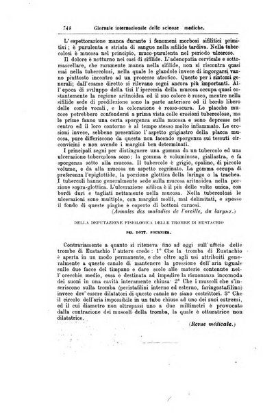 Giornale internazionale delle scienze mediche