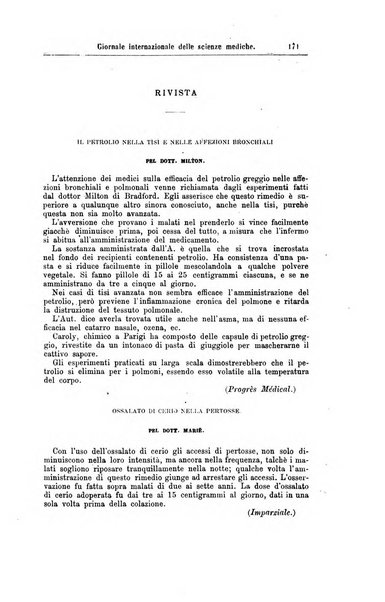 Giornale internazionale delle scienze mediche