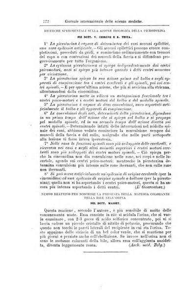 Giornale internazionale delle scienze mediche