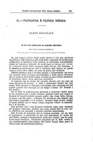 Giornale internazionale delle scienze mediche