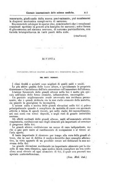 Giornale internazionale delle scienze mediche