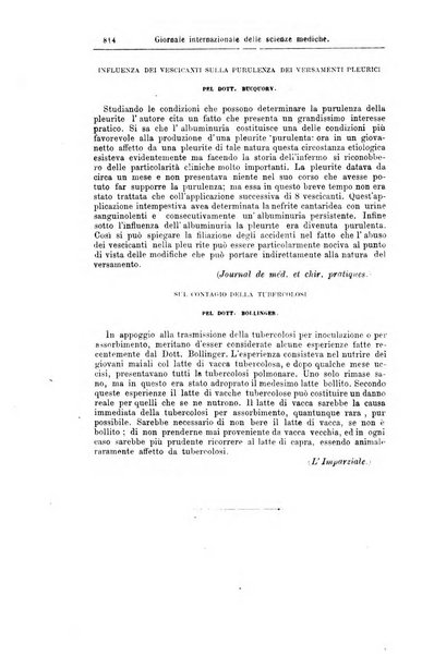 Giornale internazionale delle scienze mediche