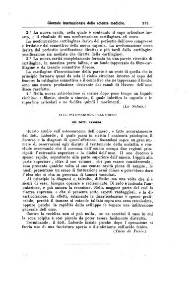 Giornale internazionale delle scienze mediche